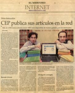 El CEP publica sus artículos en la red