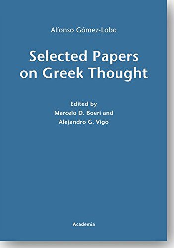 Selected Papers on Greek Thought